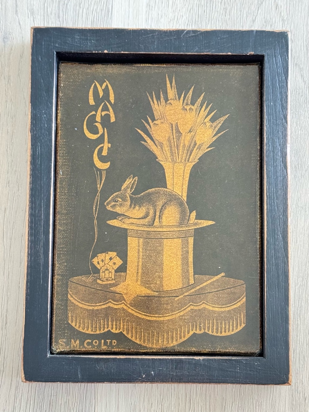 Vintage framed Magic print